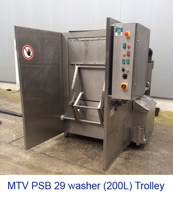 MTV PSB 29 washer for 200L Trolleys