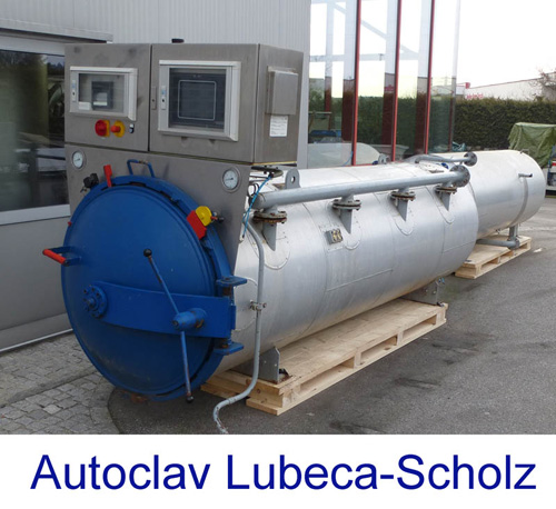 Autoclave Scholz - Lubeca 4 Trolleys