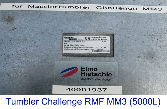 Tumbler Challenge RMF MM3, 5000 litres