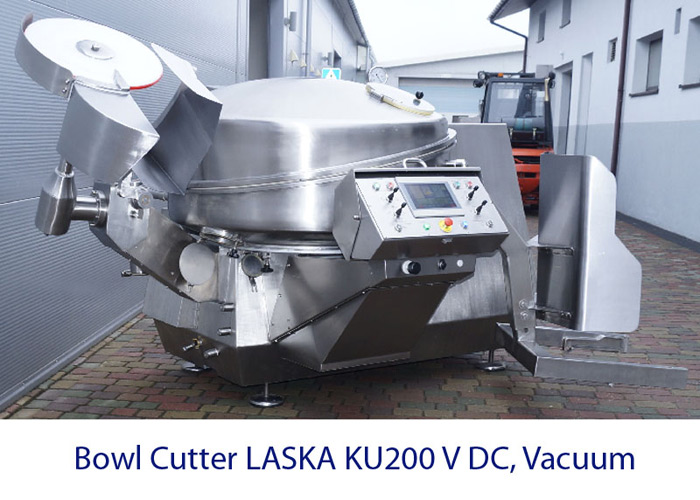 Bowl Cutter LASKA KU 200 V DC, vacuum