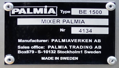 Mixer PALMIA 1500 litres