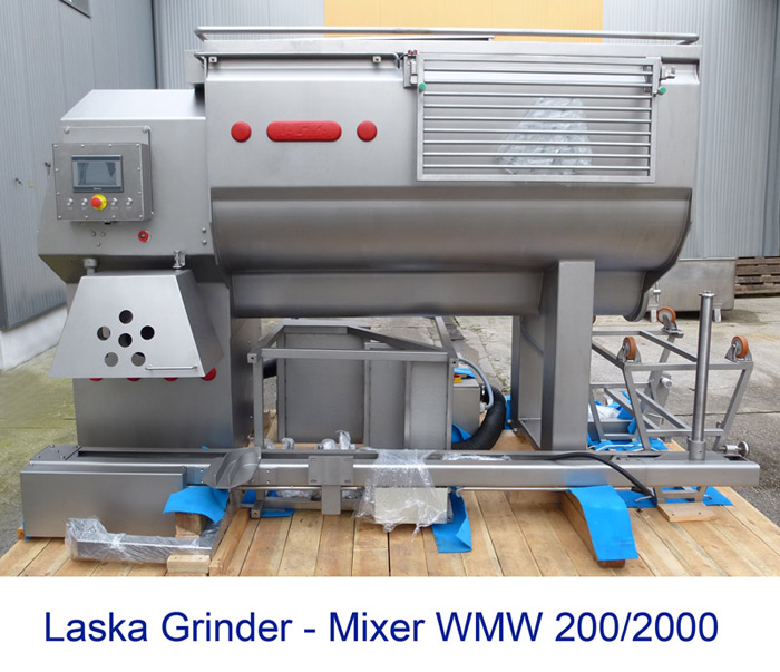 LASKA Grinder Mixer 200/2000 litres paddelmixer