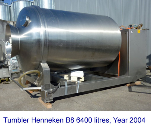 Tumbler Henneken B8 6400 Liter, Bj. 2004