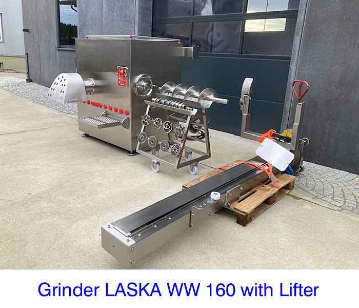 Grinder LASKA WW 160 with Lifter 