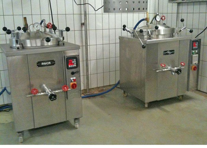 2 Stück Autoclave ASCA 125 Liter