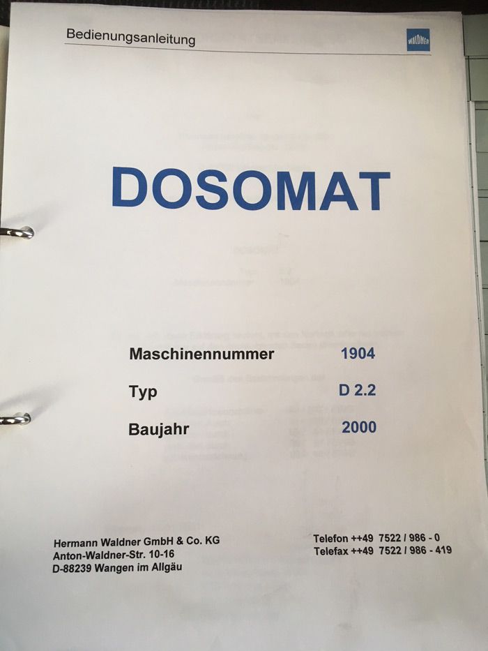 Waldner Dosomat 2.2