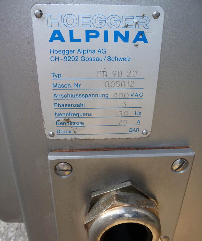 Bowl Cutter ALPINA PB 90-20