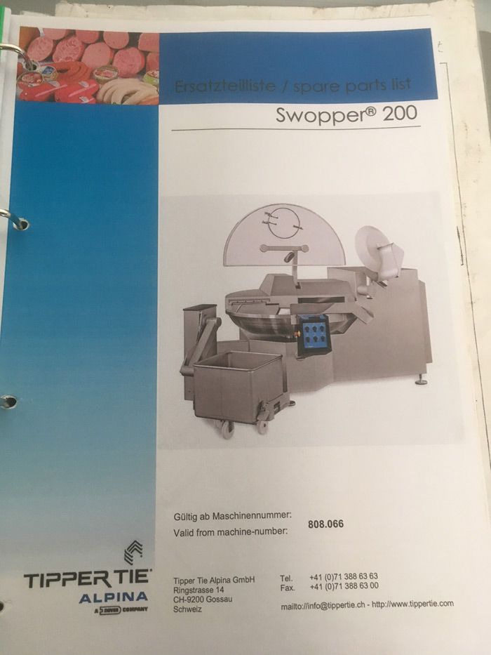 Bowl Cutter Alpina Swopper 200 S