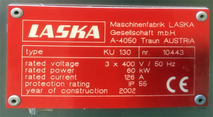 Bowl Cutter Laska KU 130 DC