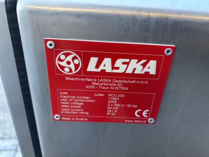 Bowl Cutter LASKA. KCU 200