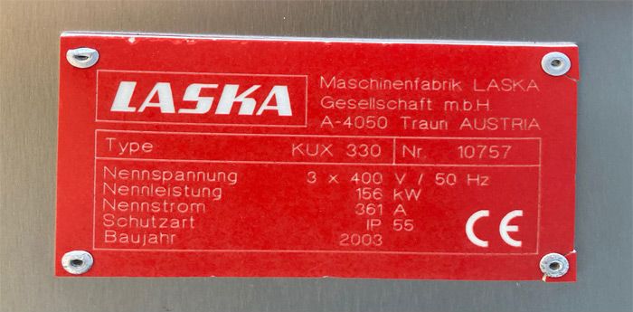 Bowl Cutter Laska KU 330 - DC