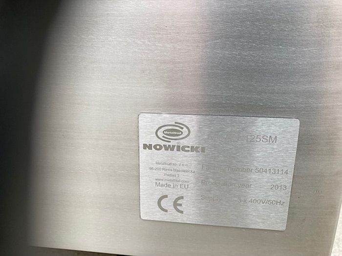 Bowl Cutter NOWICKI / KN 125 SM with Waterdosing