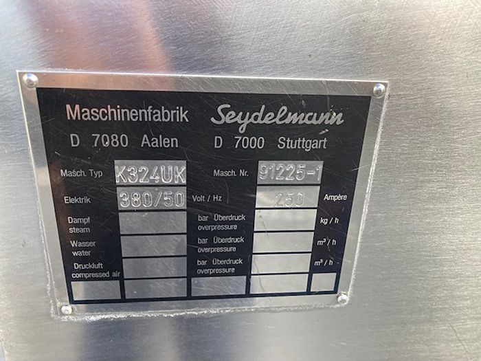 Cutter Sedelmann K 324 UK/ Cooking Option