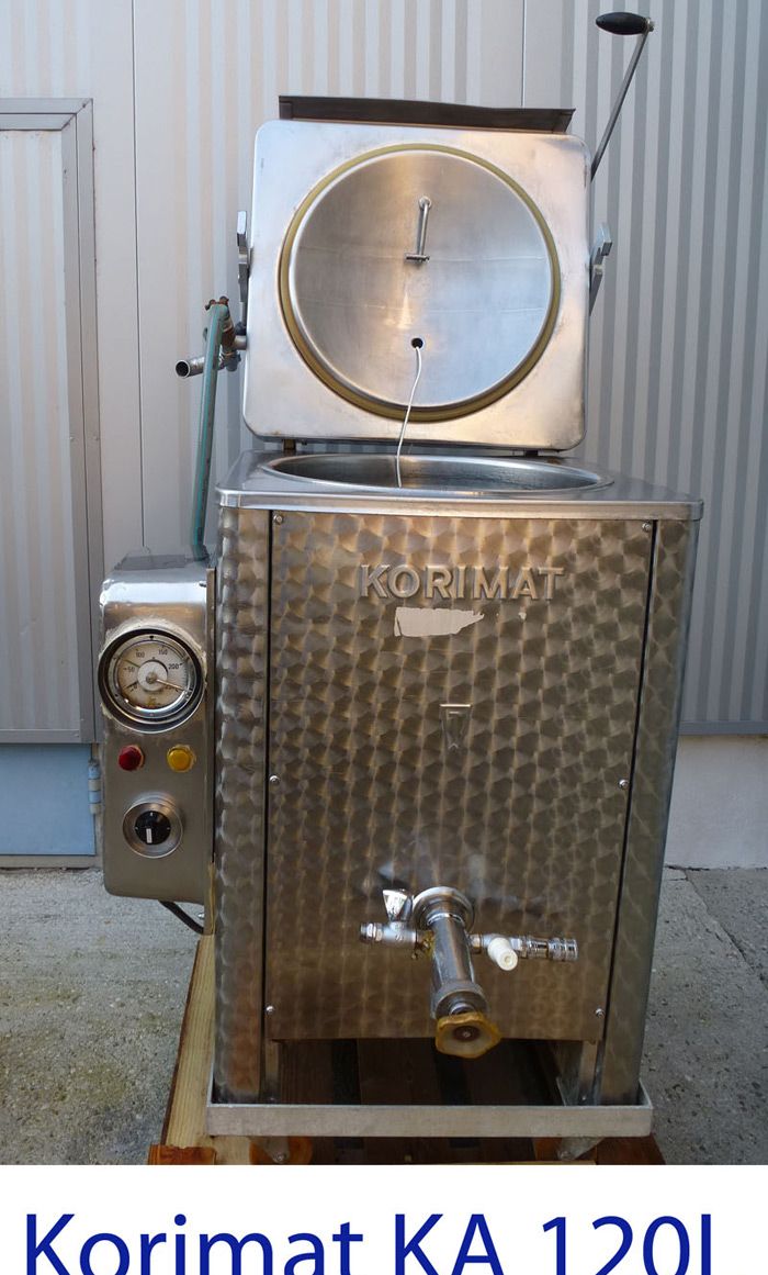 Dosenverschließmaschine / can sealer + Korimat KA 120L Autoclave