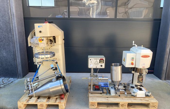 Gasti Tuben Füllmaschine / Würschum Abfüllmaschine / Plümatex 