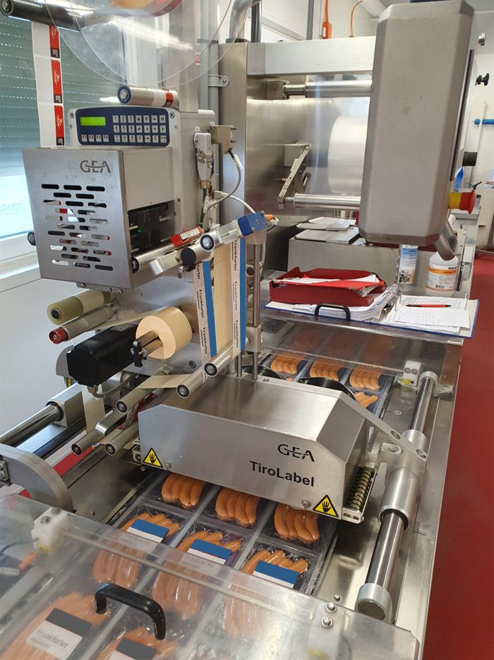 GEA 660 Tiromat Powerpak + Begasung + Oberbahndrucker, (2014) Labeler, 420 mm