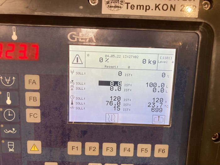 GEA Cut Master CM 500 with cooking system