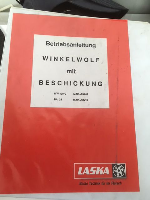 Grinder LASKA WW 130 G with Tote Bin Lift