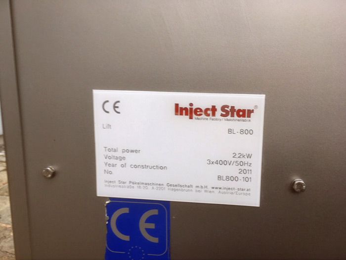 Inject Star BL 800 Lift