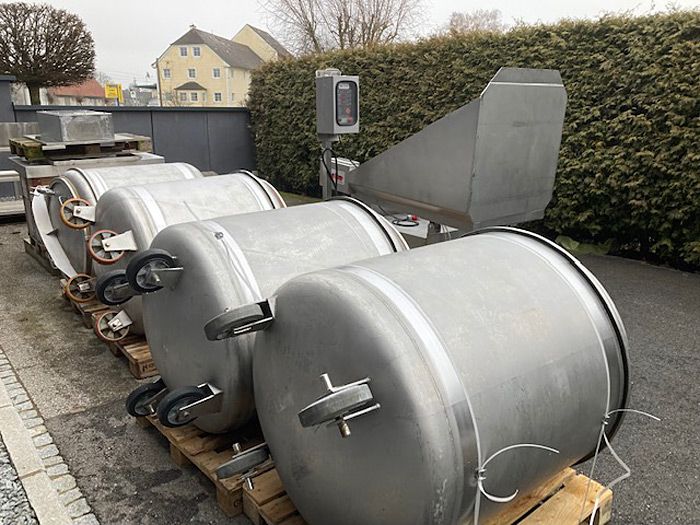 Inject Star HS 3, Massieranlage mit 4 Trommeln (500 Liter)