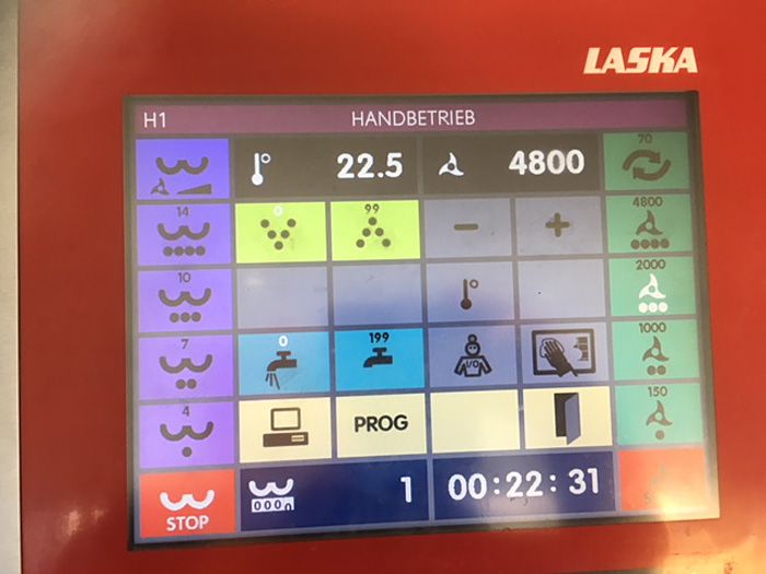 LASKA Bowl Cutter KUX 330 Vacuum DC
