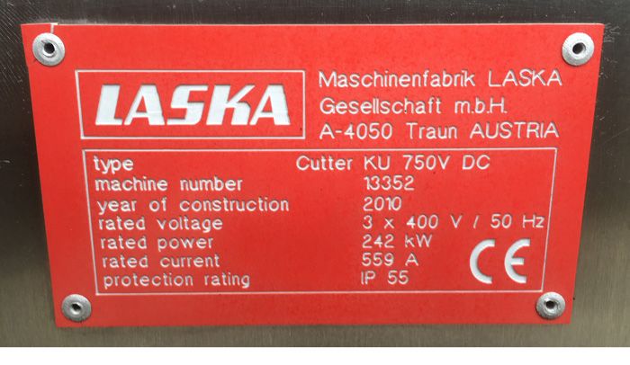 Laska Cutter KU750 Vacuum DC