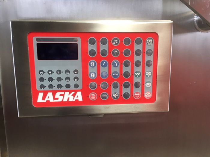 Laska MWM 1330 Grinder Mixer with Cooling Option and 200 Tote Bin Loader
