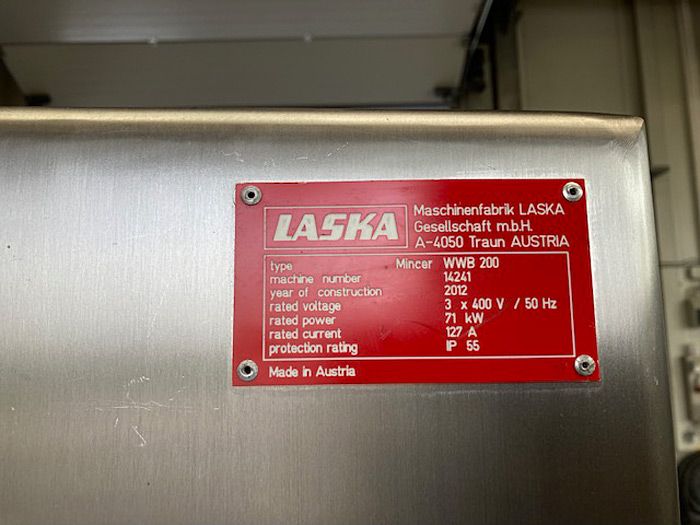 LASKA WWB 200 Gefrorener Blockzerkleinerer