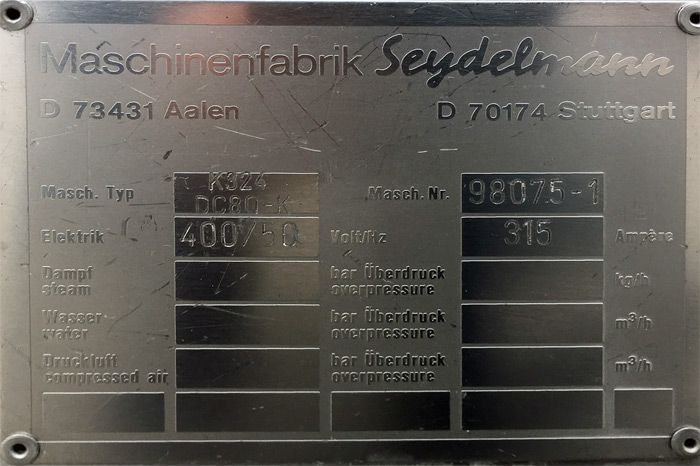 Seydelmann K324 with Cooking, DC8 Q