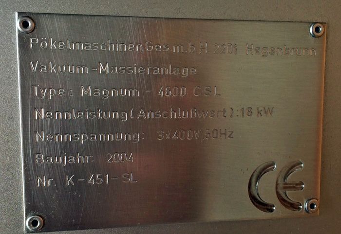 Tumbler-Massieranlage Inject Star Magnum 4600 Cool