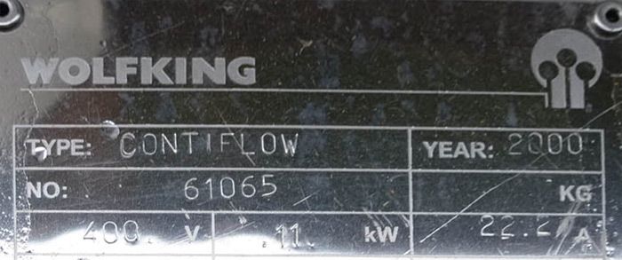 Wolfking Productpump Contiflow 250S, 11Kw
