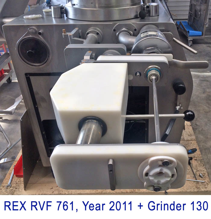 REX RVF 761 vacuum Filler with Grinder and Burgerformer, RKS 85