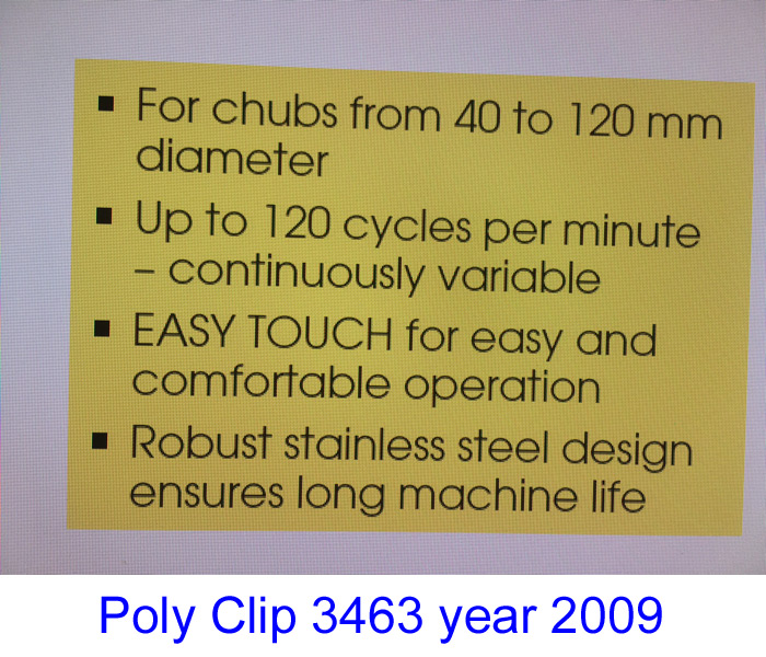 Poly Clip 3463 year 2009