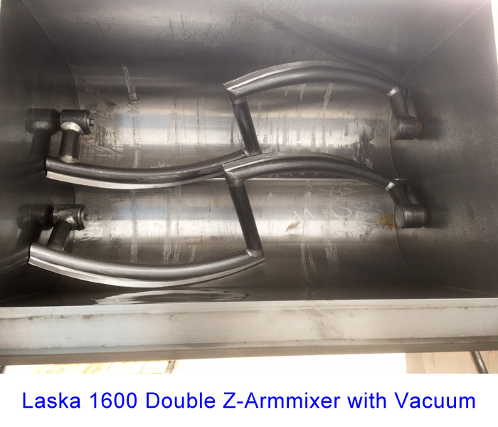Laska 1600 Double Z-Armmixer with Vacuum