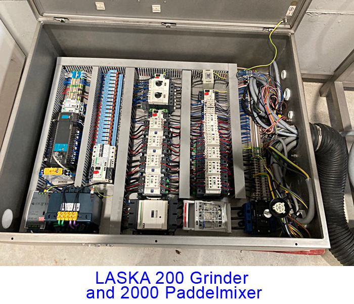 LASKA 200 Grinder and 2000 Paddelmixer