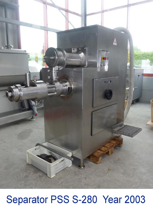 PSS Meat and Bone Separator S280, from Year 2003