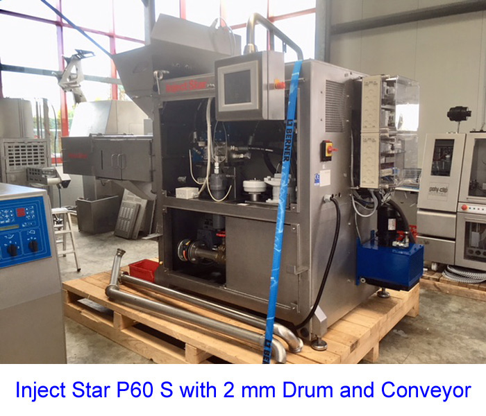 Inject Star P60 S with 2 mm Drum and Conveyor