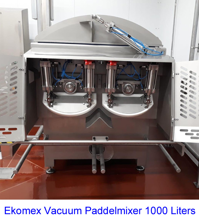 Ekomex Vacuum Paddelmixer 1000 Liters