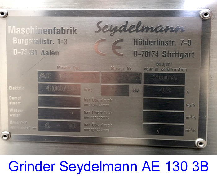Grinder Seydelmann AE 130 3B