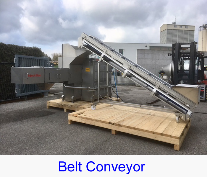Injectstar BB 3000 Bonebreaker/ BL 800 Lift Big Box 800 kg / and Belt Conveyor
