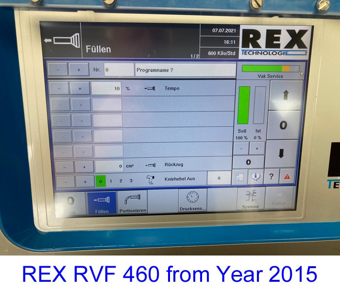 REX RVF 460 from Year 2015
