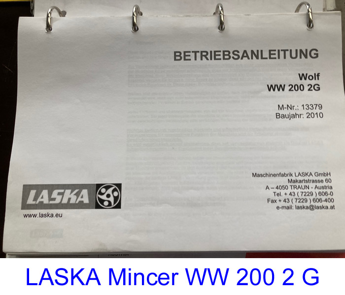 LASKA Mincer WW 200 2 G