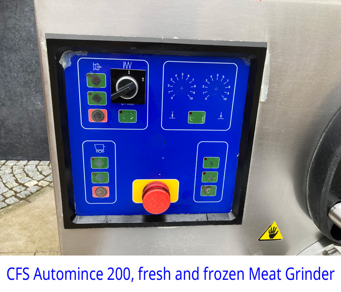 CFS Automince 200, fresh and frozen Meat Grinder