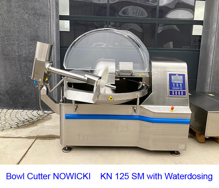 Bowl Cutter NOWICKI / KN 125 SM with Waterdosing