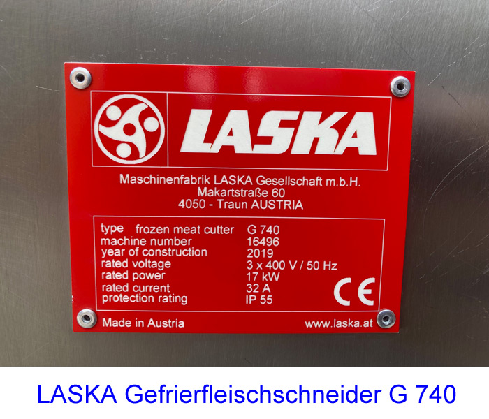 LASKA Gefrierfleischschneider G 740