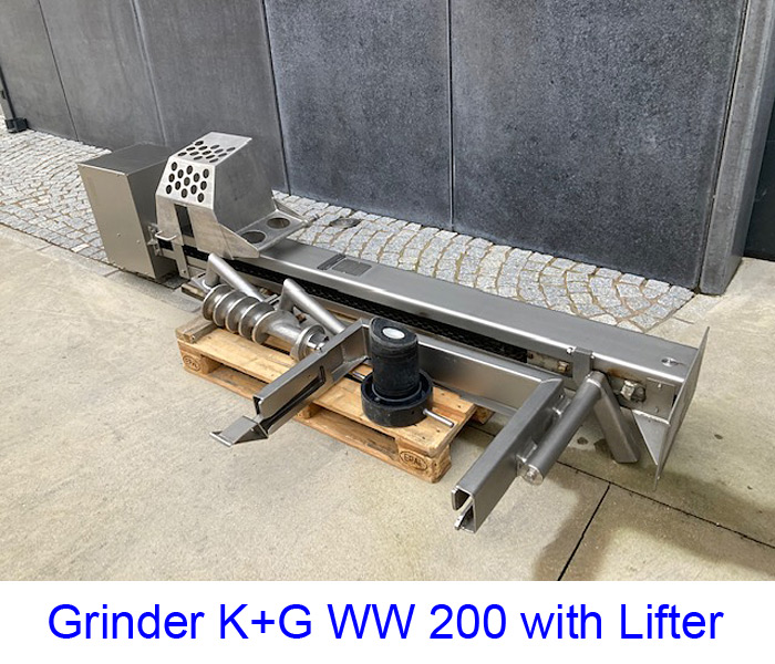 Grinder K+G WW 200 with Lifter