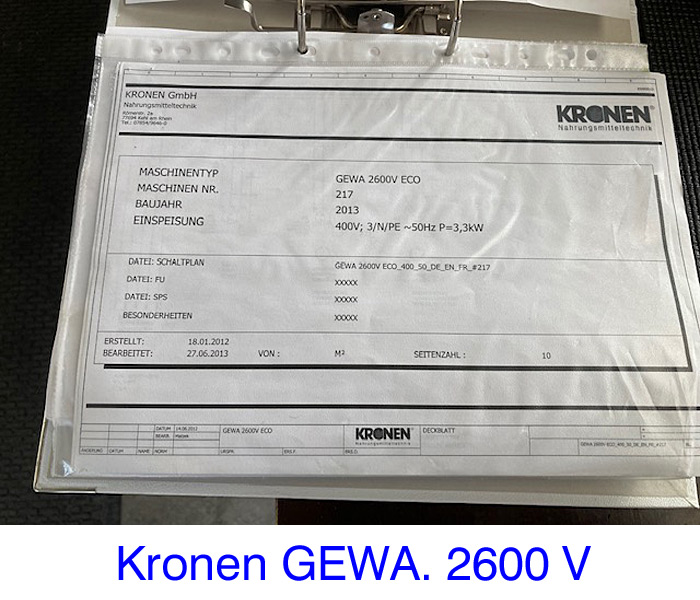 Kronen GEWA. 2600 V