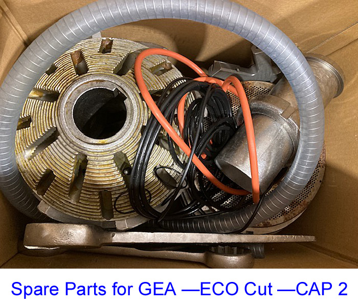 Spare Parts for GEA —ECO Cut —CAP 2